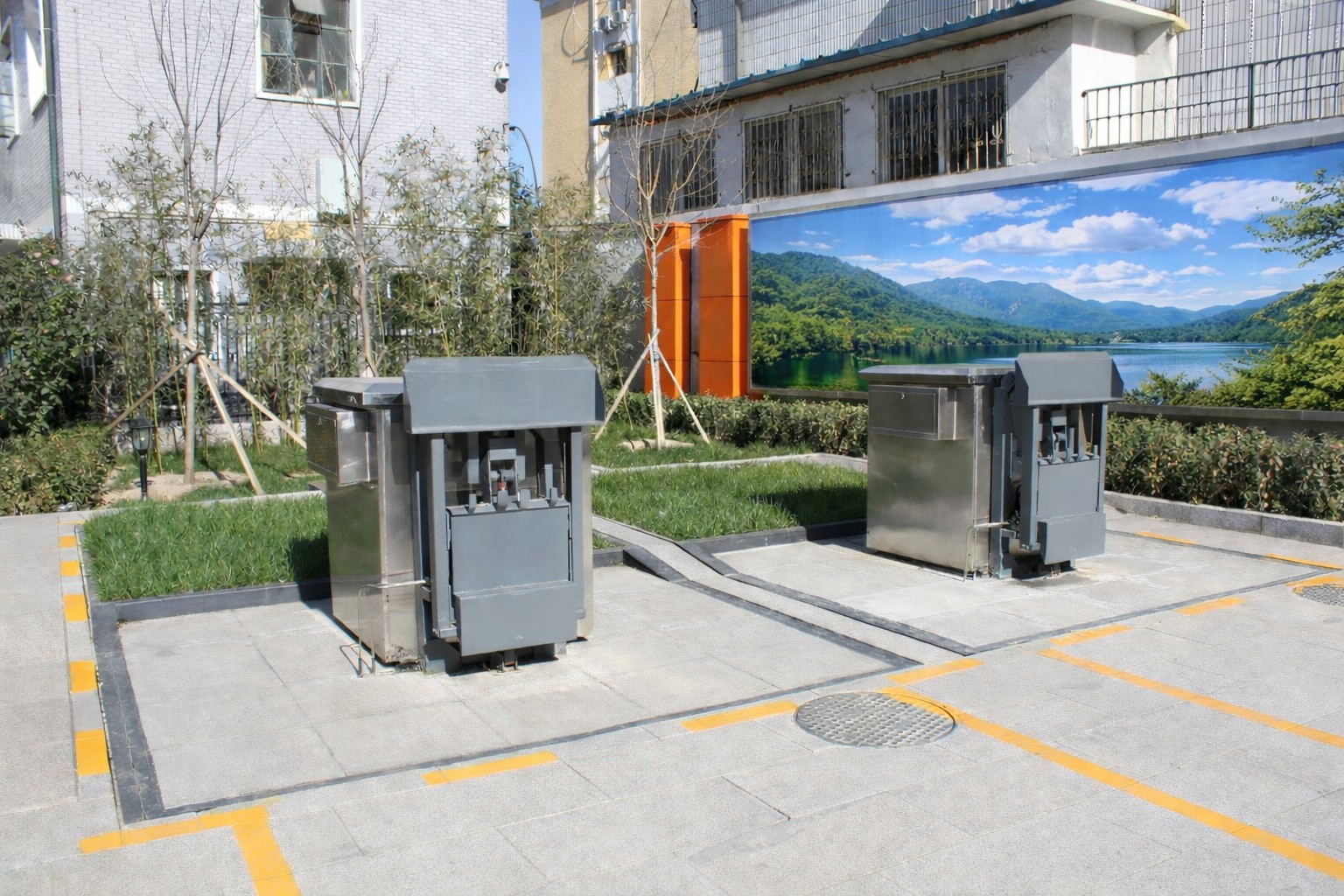 HABA MEGA underground waste compactor - the invisible giant