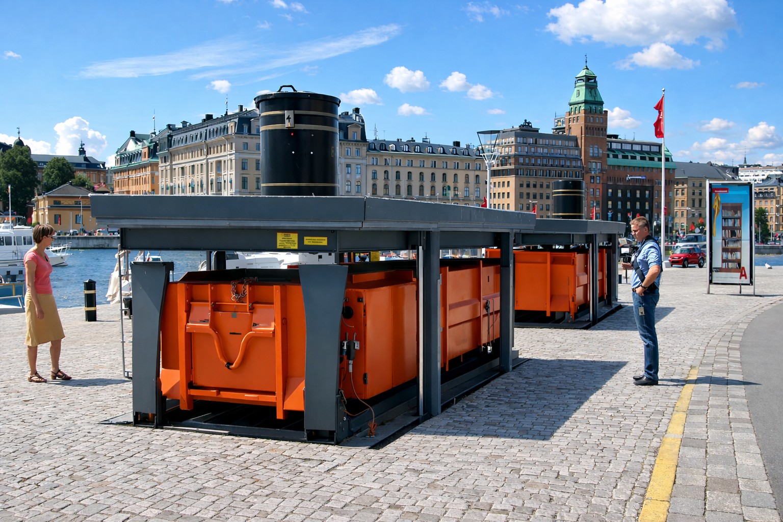 HABA MEGA underground waste compactor - the invisible giant